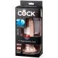 King Cock Plus Triple Density Dildo 20 cm