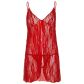 Leg Avenue Romantische Babydoll en G-string-set Rood