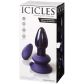 Icicles No 85 Vibrerende Glazen Buttplug