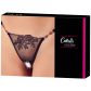 Cottelli Kruisloze G-String met Rode Strass Steentjes