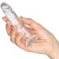 Willie City Transparante Realistische Dildo met Zuignap 13 cm