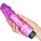 baseks Multispeed Paarse Realistische Vibrator XL