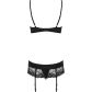 Obsessive Wonderia Zwarte Beha Set