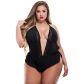 Baci Sexy Satijnen Teddy Plus Size