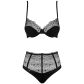 Obsessive Sharlotte Zwarte Beha Set