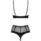 Obsessive Sharlotte Zwarte Beha Set