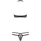 Obsessive Zwarte Beha met Halternek Set