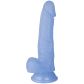 baseks Jellies Realistic Small Blue Dildo met Zuignap 20 cm