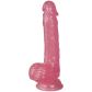 baseks Glitter Balls Dildo met Zuignap 20,5 cm