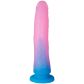 baseks Gradient Glitter Large Blue Dildo 22,5 cm