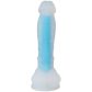 baseks Glow in the Dark Blue Dildo met Zuignap 21,5 cm