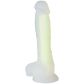 baseks Glow in the Dark Yellow Dildo met Zuignap 21,5 cm
