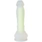 baseks Glow in the Dark Yellow Dildo met Zuignap 21,5 cm
