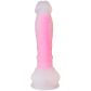 baseks Glow in the Dark Pink Dildo met Zuignap 21,5 cm