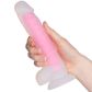 baseks Glow in the Dark Pink Dildo met Zuignap 21,5 cm