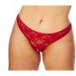 NORTIE Siv Red Kruisloze G-string Plus Size