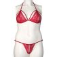 NORTIE Friia Red BH en Kruisloze G-string Set Plus Size