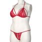 NORTIE Friia Red BH en Kruisloze G-string Set Plus Size