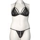 NORTIE Friia Black Triangel BH en Kruisloze  G-string Set Plus Size