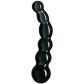 Sinful Black Groove Glazen Dildo 17 cm