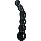 Sinful Black Groove Glazen Dildo 17 cm