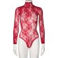 NORTIE Riga Red Kanten Kruisloze Bodystocking