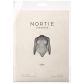 NORTIE Oda Black Leopard Kruisloze Bodystocking Plus Size