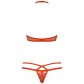 Obsessive Red Kanten String en BH Set