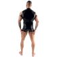 Svenjoyment Wetlook Top met Harnas