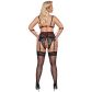 Cottelli Bondage Bh en Kruisloos Slipje Set Plus Size