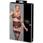 Cottelli Bondage Bh en Kruisloos Slipje Set Plus Size