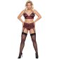 Cottelli Curve Kruisloos Rood Kanten Peek-a-Boo Bh Set Plus Size
