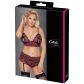 Cottelli Curve Kruisloos Rood Kanten Peek-a-Boo Bh Set Plus Size