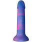 baseks Blue Galaxy Siliconen Dildo 18 cm