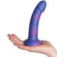 baseks Blue Galaxy Siliconen Dildo 18 cm