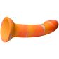 baseks Orange Sunset Siliconen Dildo met Zuignap 18 cm