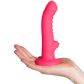 baseks Ribbed Stimulation Siliconen Dildo 17 cm