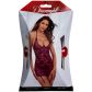 Dreamgirl Purple Suspender Jurk van Kant