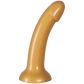 baseks Sparkling Gold Siliconen Dildo met Zuignap 18 cm