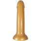 baseks Sparkling Gold Siliconen Dildo met Zuignap 18 cm