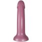 baseks Sparkling Pink Siliconen Dildo met Zuignap 18 cm