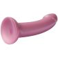 baseks Sparkling Pink Siliconen Dildo met Zuignap 18 cm