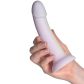 baseks Playful Purple Mix Siliconen Dildo met Zuignap 18 cm