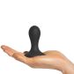 Sinful Jiggle Black Buttplug Small