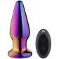 Dream Toys Glamour Glass Vibe Buttplug met Tapstoelopende Punt en Afstandsbediening