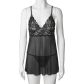NORTIE Basil Black Babydoll Set