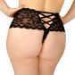 NORTIE Flora Black Hipster Plus Size