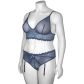NORTIE Poppy Night Blue Bralette Set Plus Size
