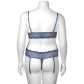 NORTIE Poppy Night Blue Bralette Set Plus Size