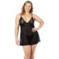 NORTIE Basil Black Babydoll Set Plus Size